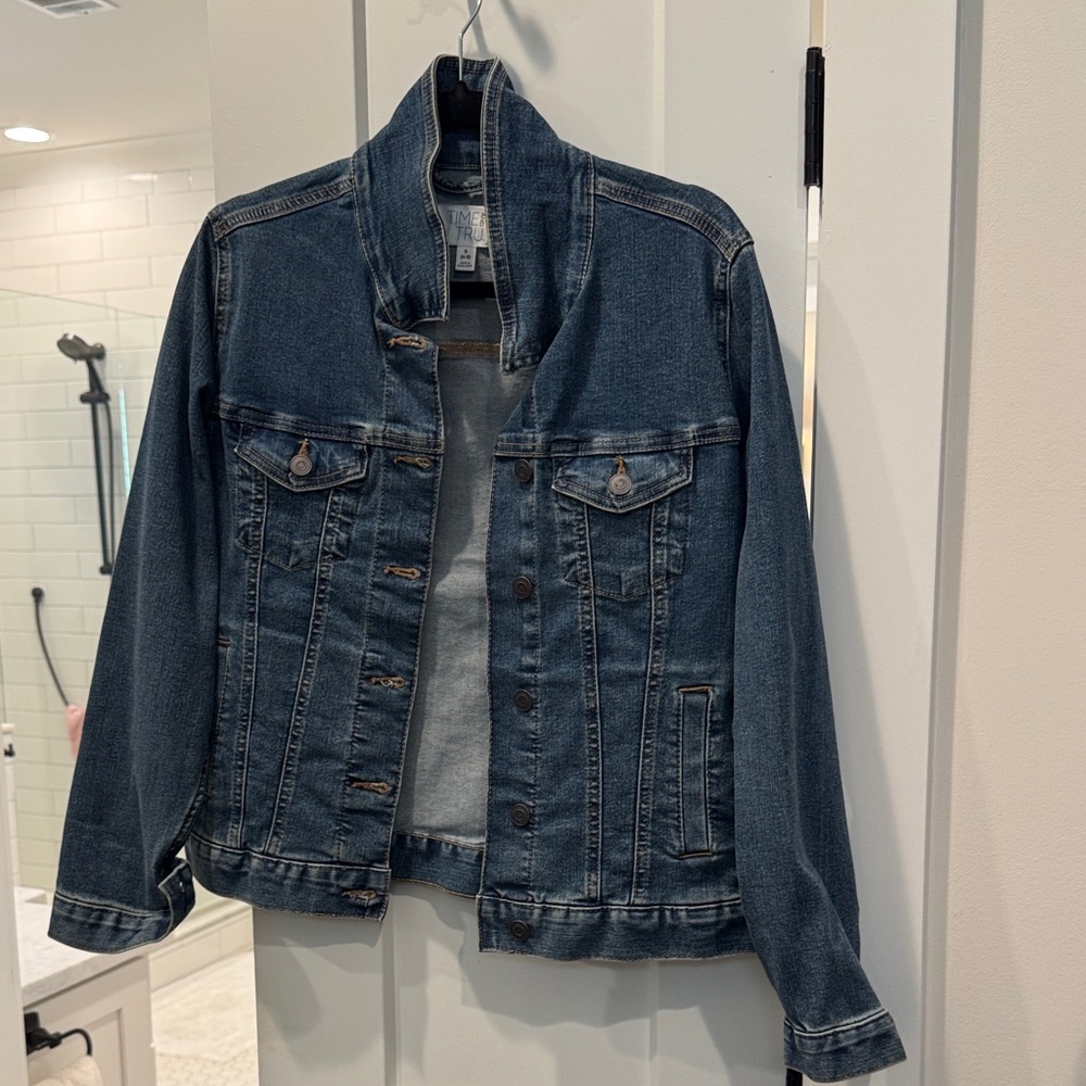 Time and Tru Classic Blue Jean Jacket